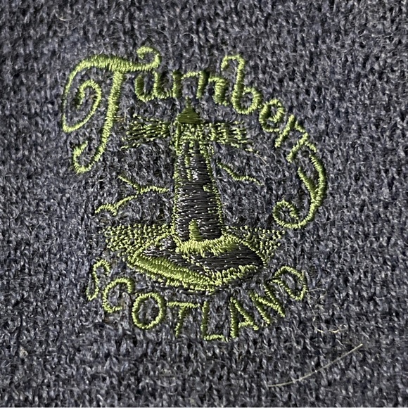 Oscar Jacobson L Large Retro Wool Sweater Wind Stopper Windbreaker pullover - Picture 6 of 8